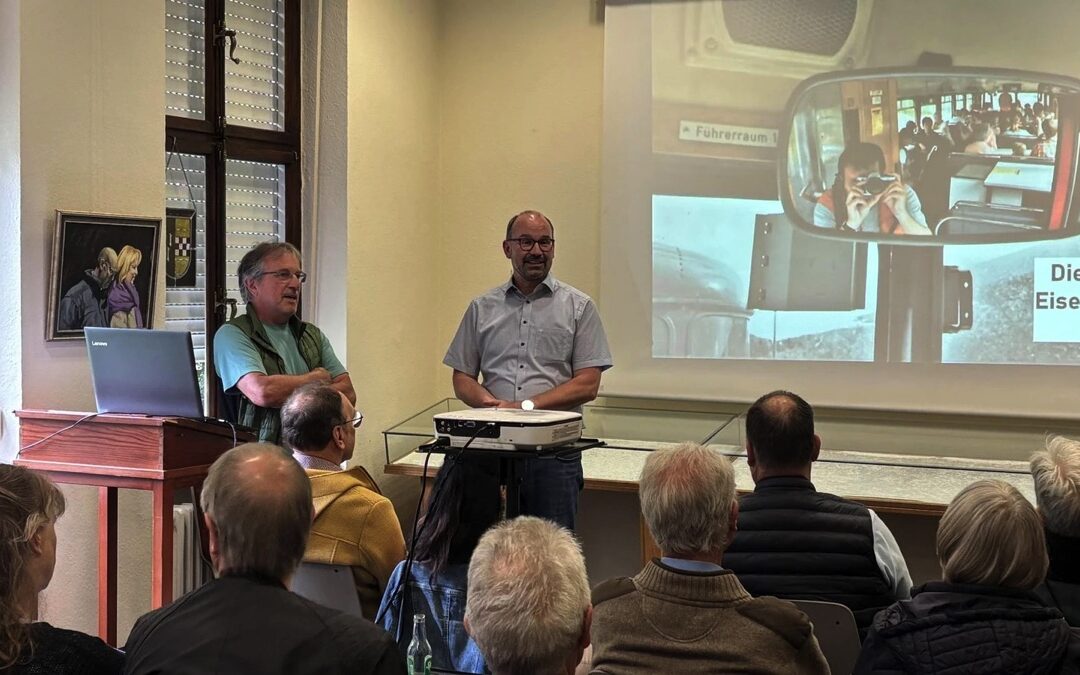Michael Topp hielt einen Eisenbahn-Vortrag beim BHV Hemer